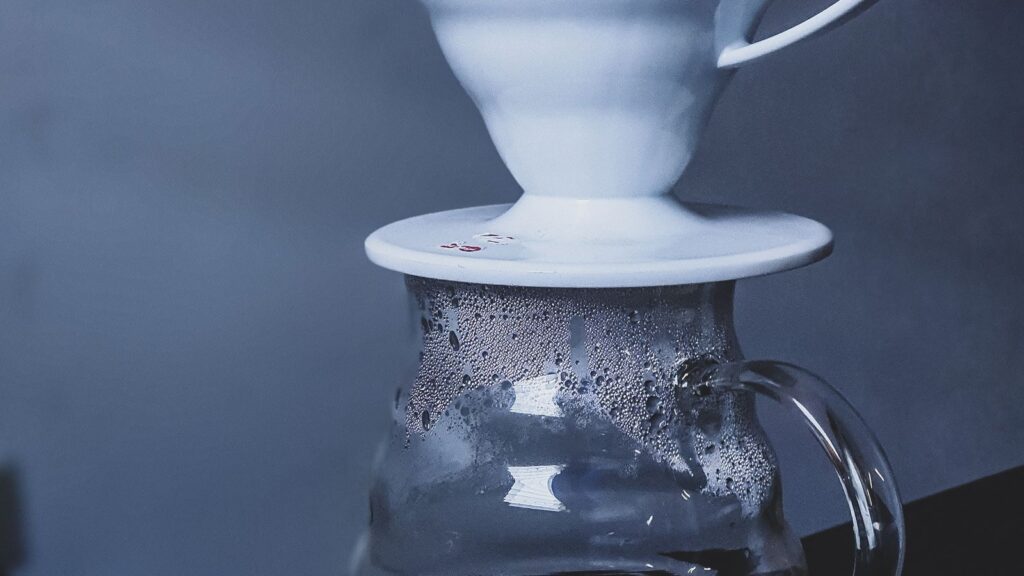 Pour-over coffee setup for making better coffee at home