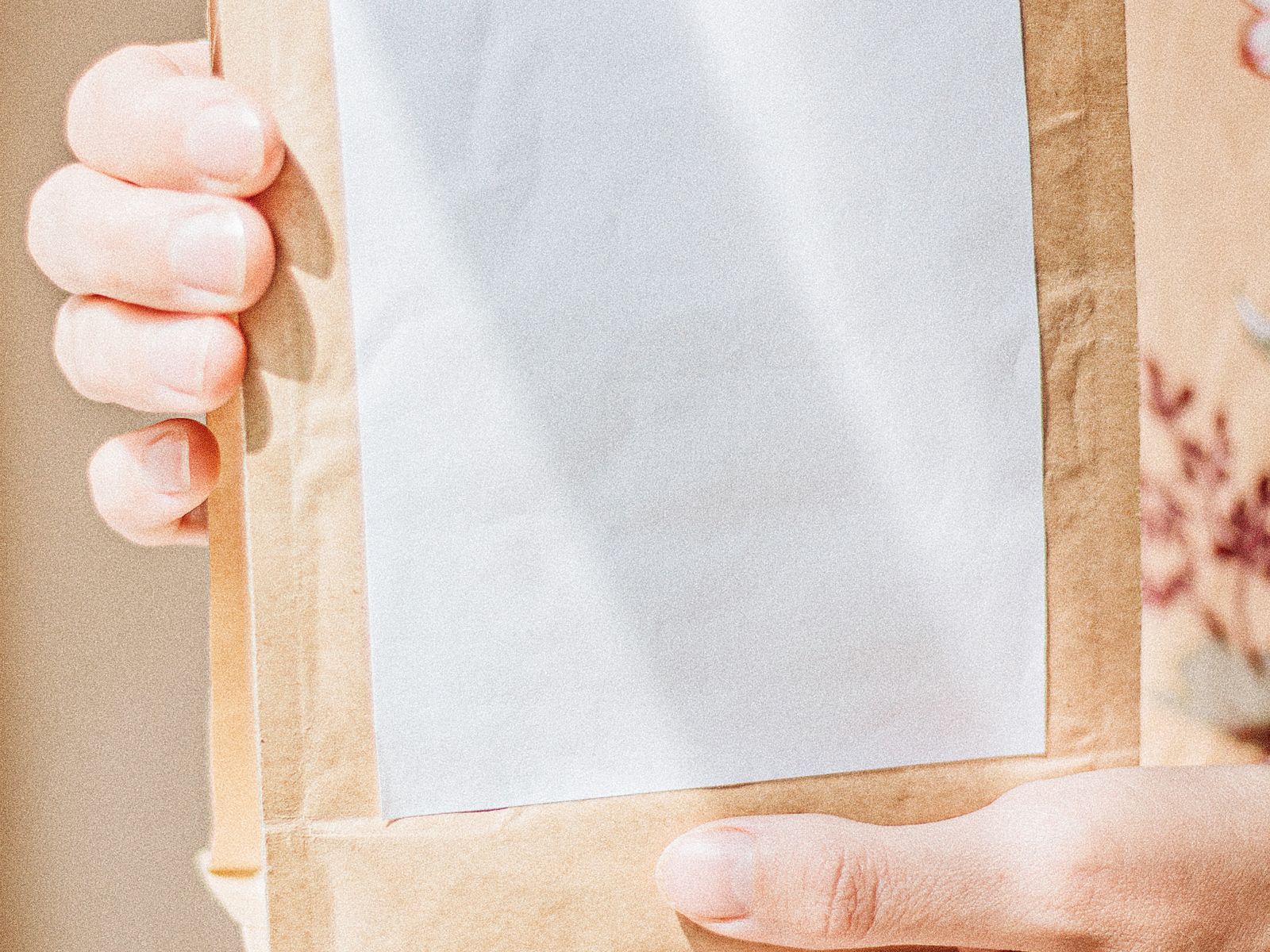 Checking the roast date on a bag of specialty coffee